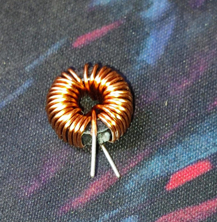 100UH 16X7MM 5A FERRITE MAGNETIC INDUCTOR COIL TOROIDAL 20% 0.7MM WIRE DIA IBAT22160