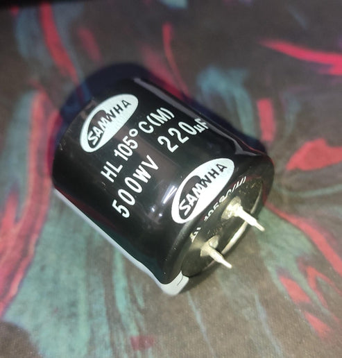 220uF 500V SAMWHA Electrolytic Capacitor IBAT20541
