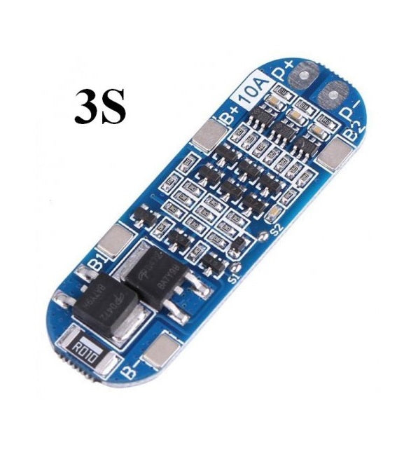 3S 10A 12V 18650 BMS Charger Li-ion Lithium Battery Protection Board 11.1v IBAT21672