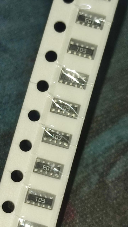 10k Resistor Networks 10 pin YC158TJR-0710KL SMD-10P,3.2x1.6mm 62.5mW YAGEO ±5% Arrays IBAT21226