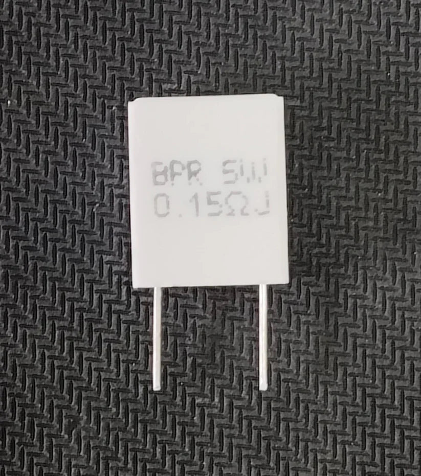 0.15 ohm 5W WIRE WOUND RESISTOR 0E15 0R15 vertical