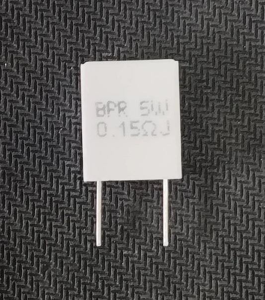 0.15 ohm 5W WIRE WOUND RESISTOR 0E15 0R15 vertical