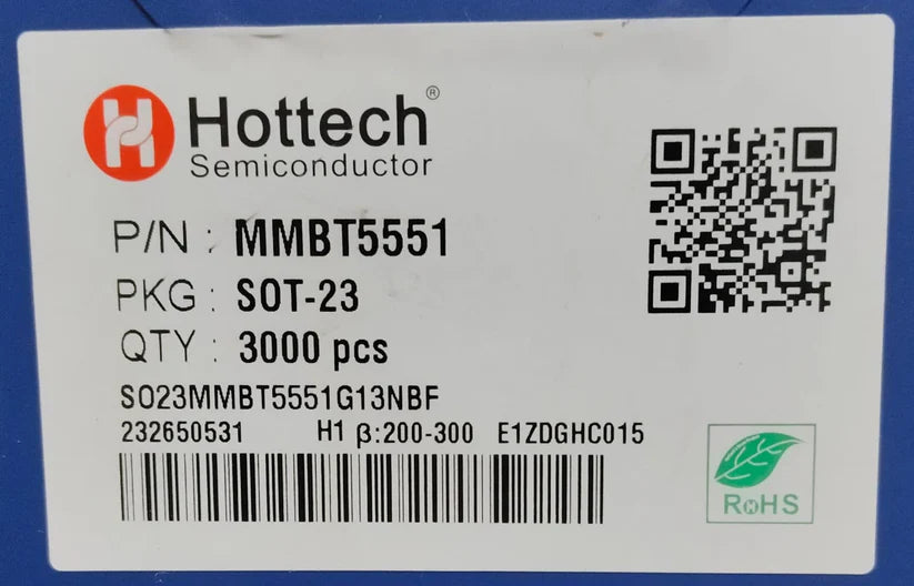 PMBT5551 SMD Transistor Marking G1 NPN SOT23 2N5551