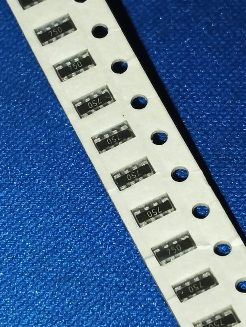 RTA03-4D750JTP 75 ohm 0603x4 RALEC 5% 75E 75R 750 62.5mW Resistor Network Arrays  IBAT21288