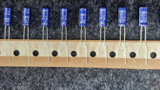 10UF 63V SAMWHA 85C Electrolytic Capacitor