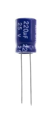 3NIX 220uF 25V Radial Electrolytic Capacitor IBAT17068
