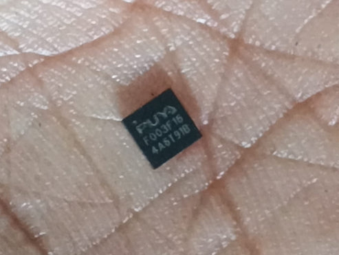 PY32F003F16U6TR QFN-20-EP(3x3) PUYA SMD 32 bit ARM Cortex M0 Microcontrollers  IBAT20826