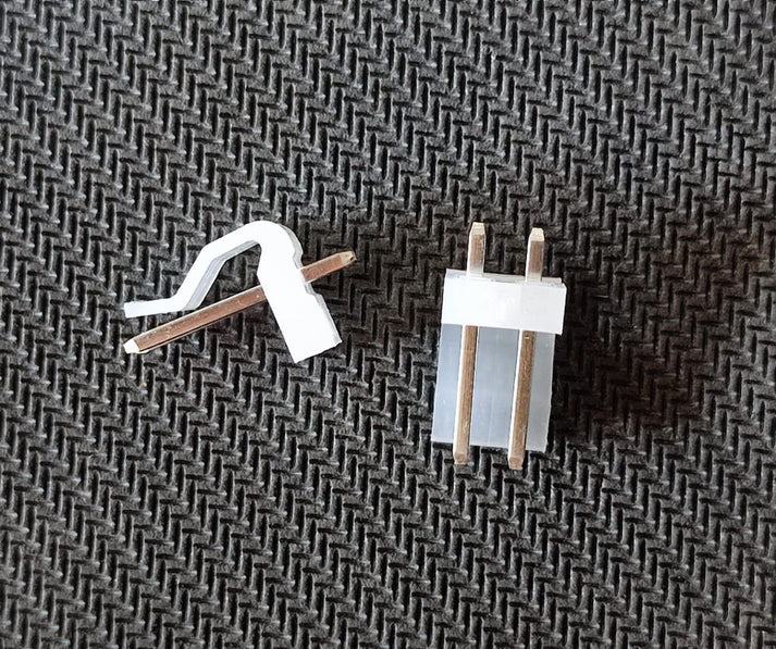 2 Pin CPU Connector 3.96mm MALE Straight Header