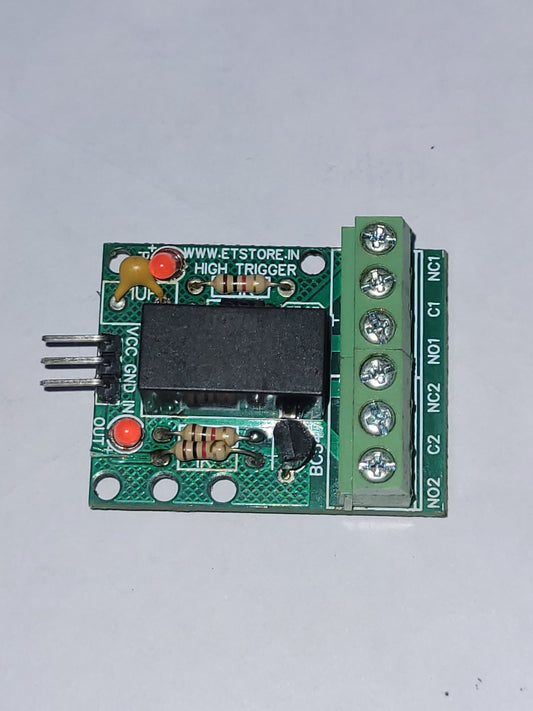 5V 2A DPDT Relay Module HIGH TRIGGER