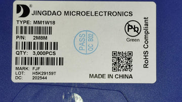 18V 1W SOD-123 MM1W18 Jingdao Zener Diodes SMD FJF  IBAT21098