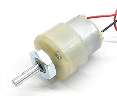 12V DC Geared Motor 1000 RPM 1000RPM METAL SHAFT FOR ROBOTICS (Pack of 1) IBAT20046