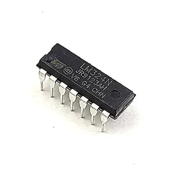 LM 324 Dip 14 TI Low Power Quad Op-Amp (5) IBAT20472