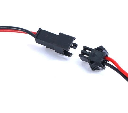 JST SM 2 Pin Plug Male and Female Connector Adapter with 150 mm Cable Wire (Pack of 2 pair) IBAT20170