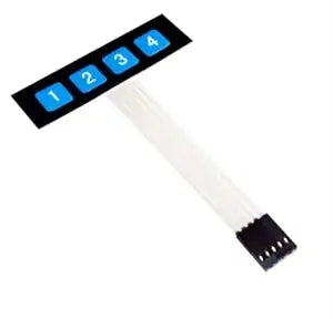 1X4 KEYPAD MATRIX MEMBRANE SWITCH IBAT20440