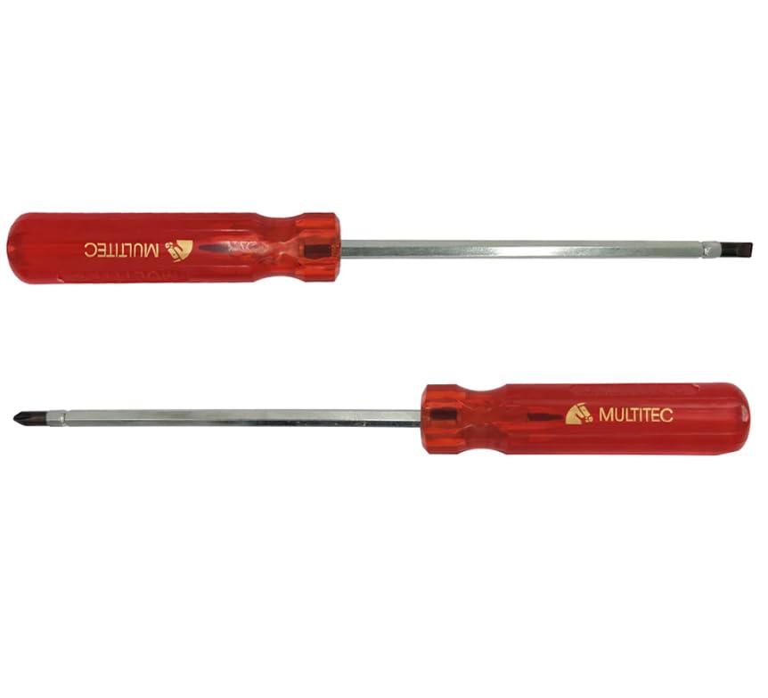 2 in 1 Reversible Screw Driver with Hexagon Rod & Extra Hard Tips R-4075 IBAT20108