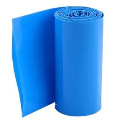 BLUE 61mm PVC Shrinkable TUBE for Battery Packaging 1meter IBAT21906