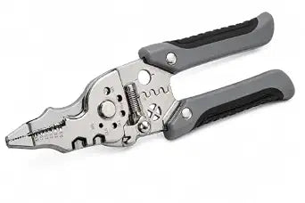 Multi-Functional Pillers Wire Stripper Alloy Steel Tool with Wire Cutting, Stripping, Crimping and Lock Switch Design
 IBAT21778
