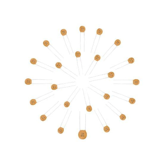 0.0001 pF - 820 pF Ceramic Disc Capacitor 50V AEC IBAT17009