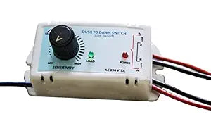 Dusk To Dawn Light Sensor Switch LDR Control 7A 220V AC with KNOBE IBAT20035