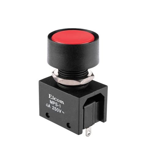 ELCOM MPS-1 Red – Panel Mount Push Switch IBAT21927