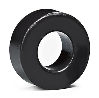 T22 BLACK TOROIDAL FERRITE RING CORE T 22, OUTER DIAMETER- 22MM, INNER DIAMETER -13.5MM 22X13.5MM IBAT21804
