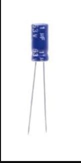 3NIX 1uF 63V Radial Electrolytic Capacitor IBAT17062