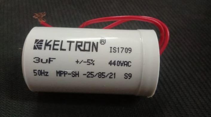 KELTRON 3UF MFD 440V METALLIZED POLYPROPYLENE SELF HEALING MOTOR RUN CAPACITORS MPP CAPACITOR IBAT10815