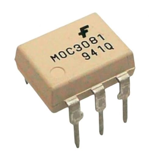 MOC3081 (MOC 3081) IC - Triac Driver Optocoupler IC (Pack of 2) IBAT20002
