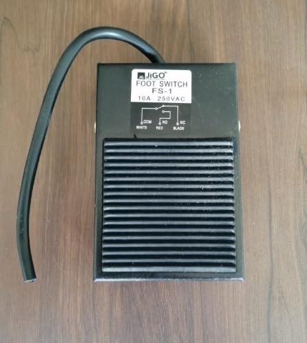 FS-01 FOOT PEDAL SWITCH 10A 250V 15 CM WIRE WORKS BOTH IN N/O N/C IBAT21690