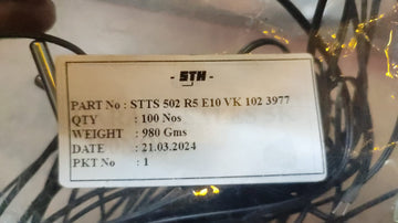 NTC 5K Ohm with STEEL CAP & 80 TO 100CM wire  IBAT21108