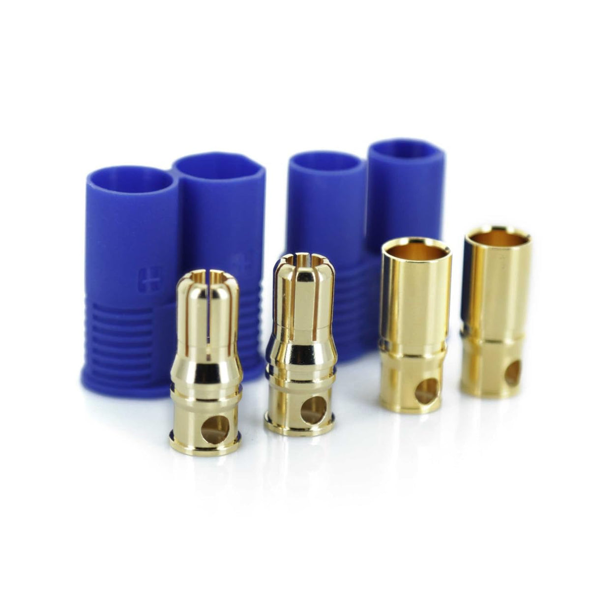 EC8 / EC 8 Connector with 8mm Gold Bullet Banana Plug (One Pair of Male and Female Connector)