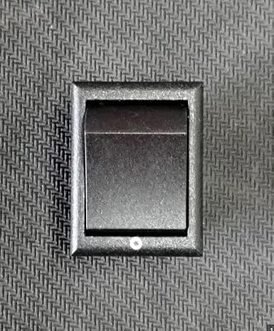 RS-6-5 BLACK ELCOM 2 POSITION 4 LEG 250V 6A ROCKER SWITCH IBAT21928