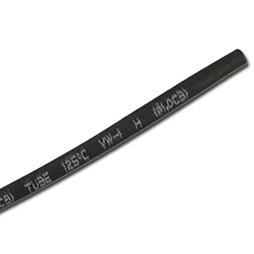 Black Heat Shrink Tube 4mm diameter 1m