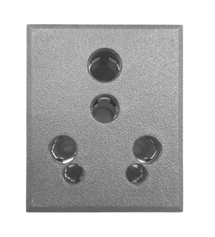 ELCOM 16A 250VAC Power Socket EMO-61 Industrial Clip Type Power Socket 16A 240VAC (Pack of 1) IBAT20077