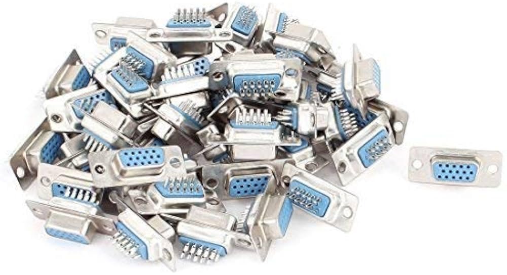15 Pin VGA Female Connector 3 line IBAT21646