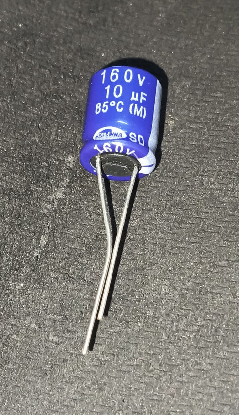 10uF 160V SAMWHA Electrolytic Capacitor  IBAT20525