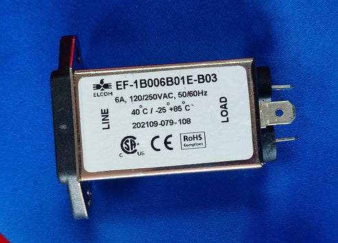 6A EMI FILTER ELCOM AC 250V RFI single phase  IBAT21442