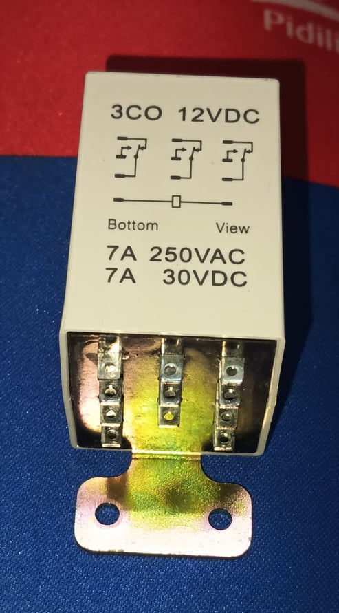 3CO 12VDC 7A Relay 11 PIN 250VAC KT216 KYOTA  IBAT21465