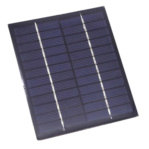 12 V Volt 150 Milli Amphere mA Mini Solar Panel 12V 150mA (Size: 115 x 115 mm) for Small Home Purposes, Toys and Electronic DIY Applications IBAT22053