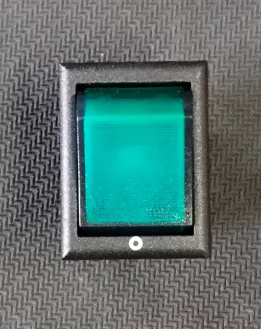 IRS-16-5 (GREEN) ELCOM 2 POSITION 4 LEG INDICATOR LIGHT 250V 16A ROCKER SWITCH