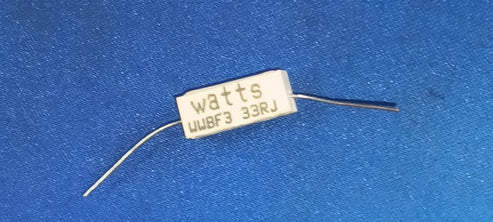 33 ohm 3W 33RJ 3 WATTS WIRE WOUND RESISTOR 33R 33E  IBAT21254