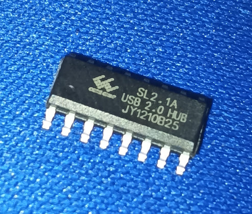 SL2.1A SOP-16 CoreChips 4 Hub USB 2.0  Interface Controllers  IBAT20907