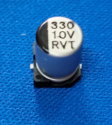 RVT1A331M0607 330uF 10V SMD D6.3xL7.7mm Aluminum Electrolytic Capacitors ROQANG  IBAT21052