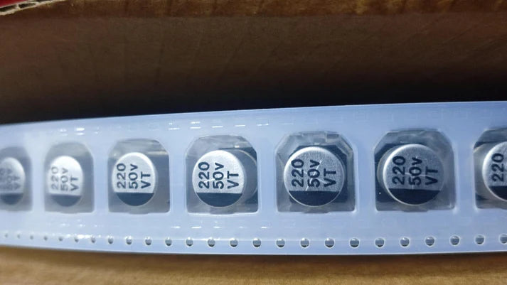 220UF 50V SMD CAPACITOR ELECTROLYTIC ELNA