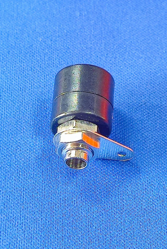 BS-5 BLACK ELCOM BANANA JACK FEMALE 4MM 10A 250V