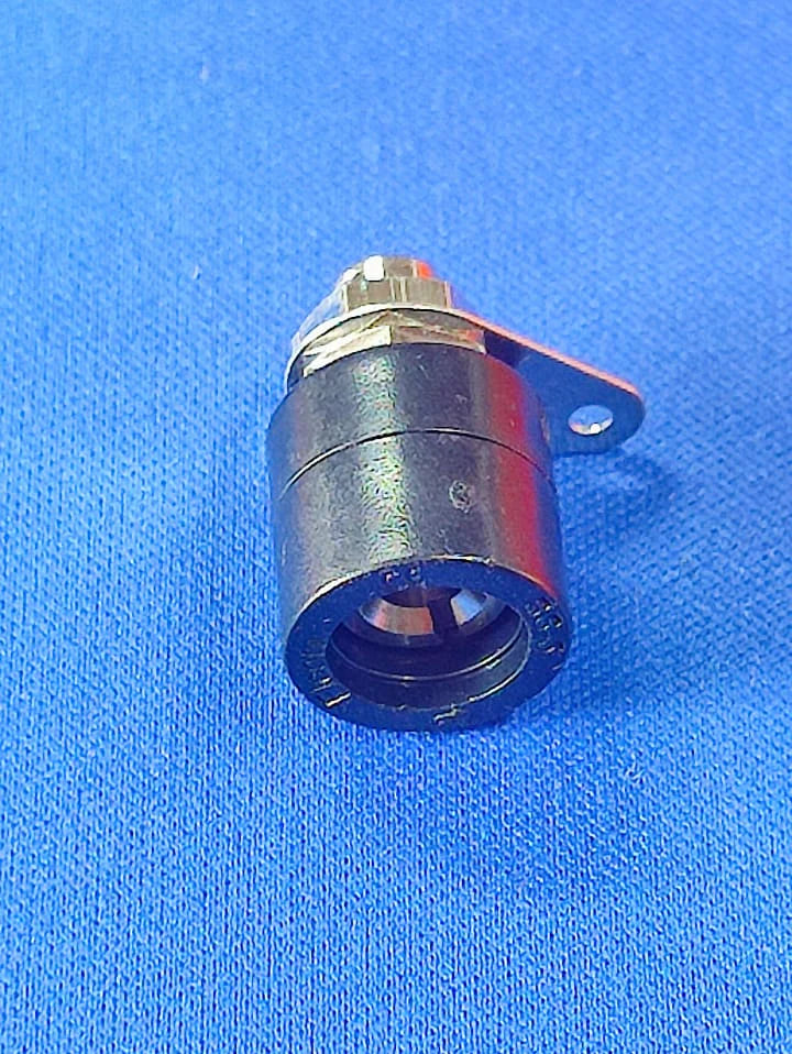 BS-5 BLACK ELCOM BANANA JACK FEMALE 4MM 10A 250V
