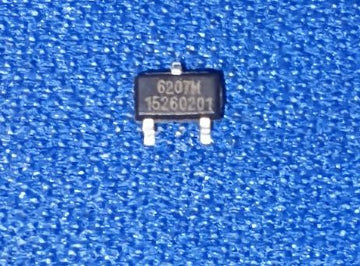 CC6207MST SOT-23 Cross chip switch magnetic Hall Sensor 6207m  IBAT21385