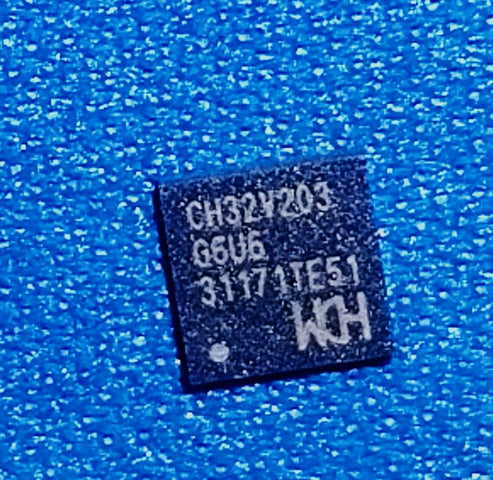 CH32V203G6U6 QFN28X4 WCH Microcontrollers  IBAT20607