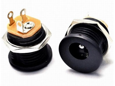 DC Socket female 2.1Ã—5.5mm Power Jack Panel Mount