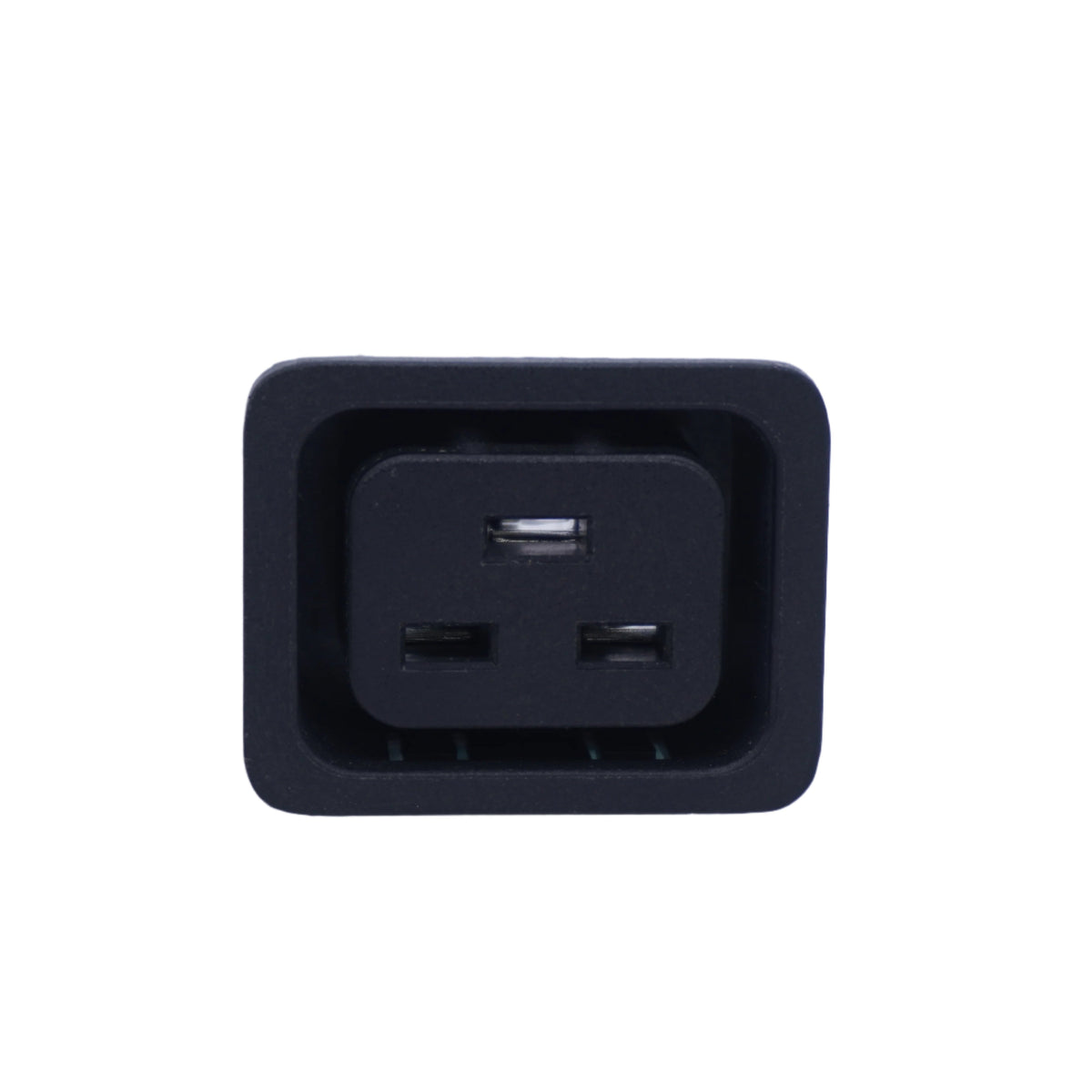 EMO -18 - X EMO18 16A/20A 250V AC Power Socket Black Elcom EMO-18 Power Inlet, For Electric Fittings, Nylon-6 (Pack of 1) IBAT20175